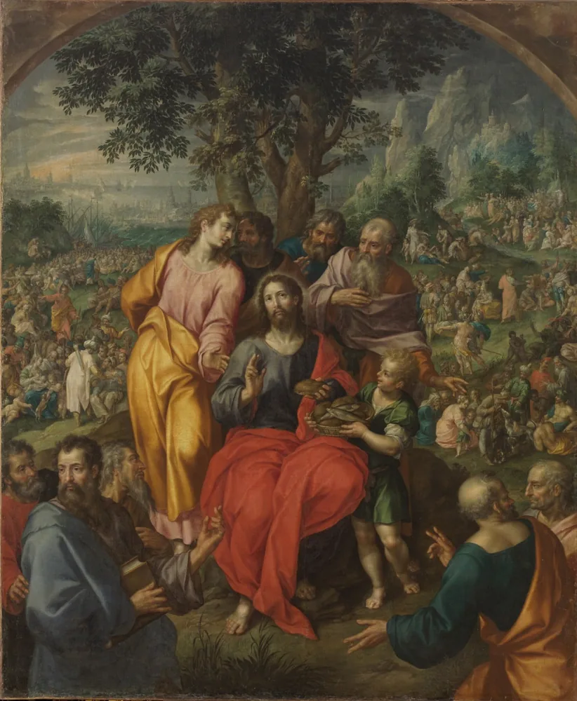German: Speisung der Fünftausend Feeding Of Five Thousand