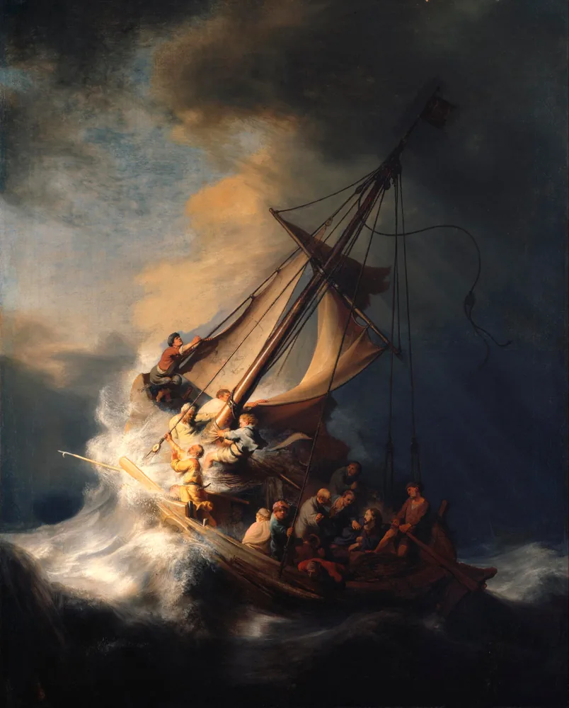 La tormenta en el mar de Galilea