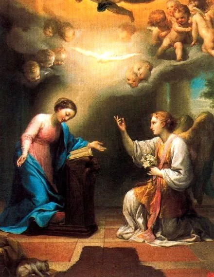 Annunciation (detail)