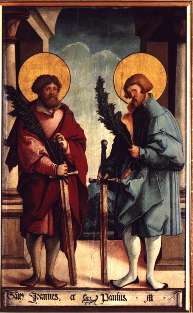 German: Die Heiligen Märtyrer Johannes und Paulus The Saints John and Paul