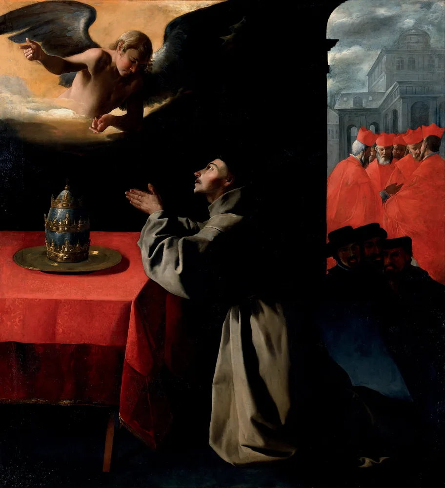 San Buenaventura en oración (Zurbarán)