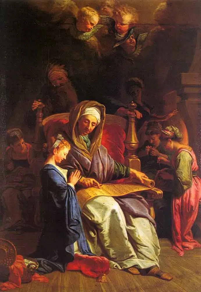La educación de la Virgen