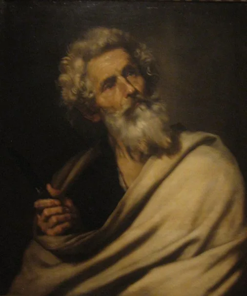 Jusepe de Ribera - -Saint Bartholomew', oil on canvas, 1643, El Paso Museum of Art