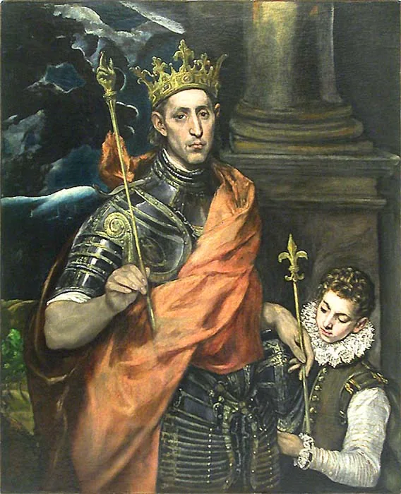 Saint Louis, King of France, and a Page