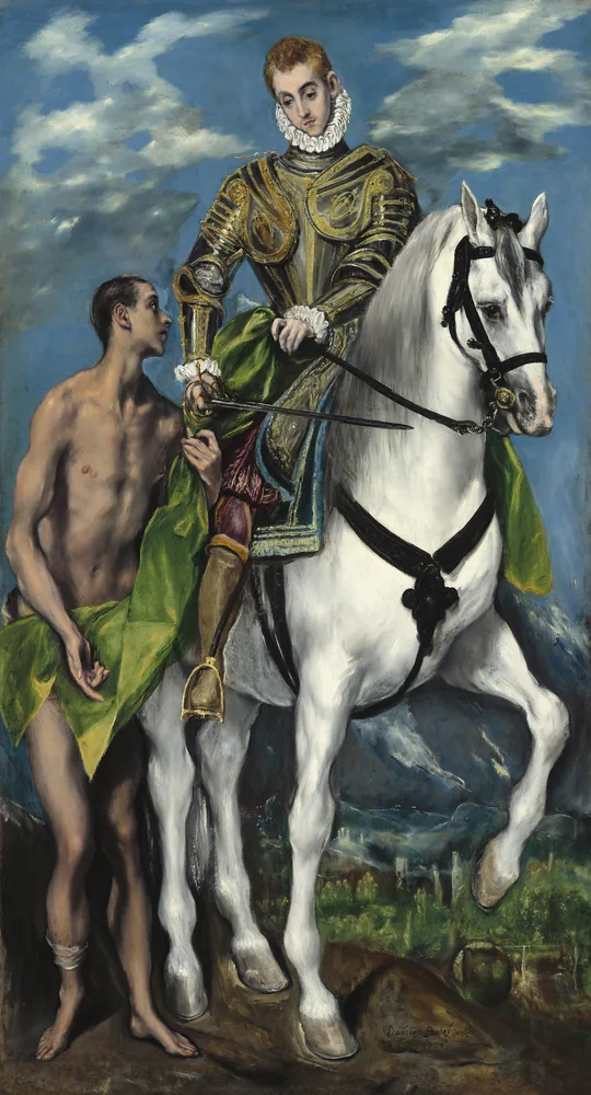San Martín y el mendigo
