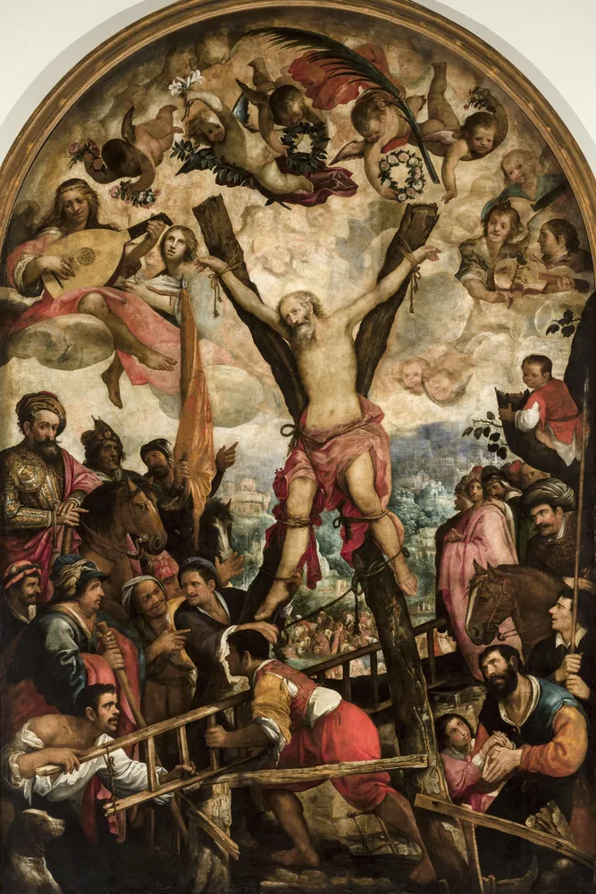 The martyrdom of St Andrew