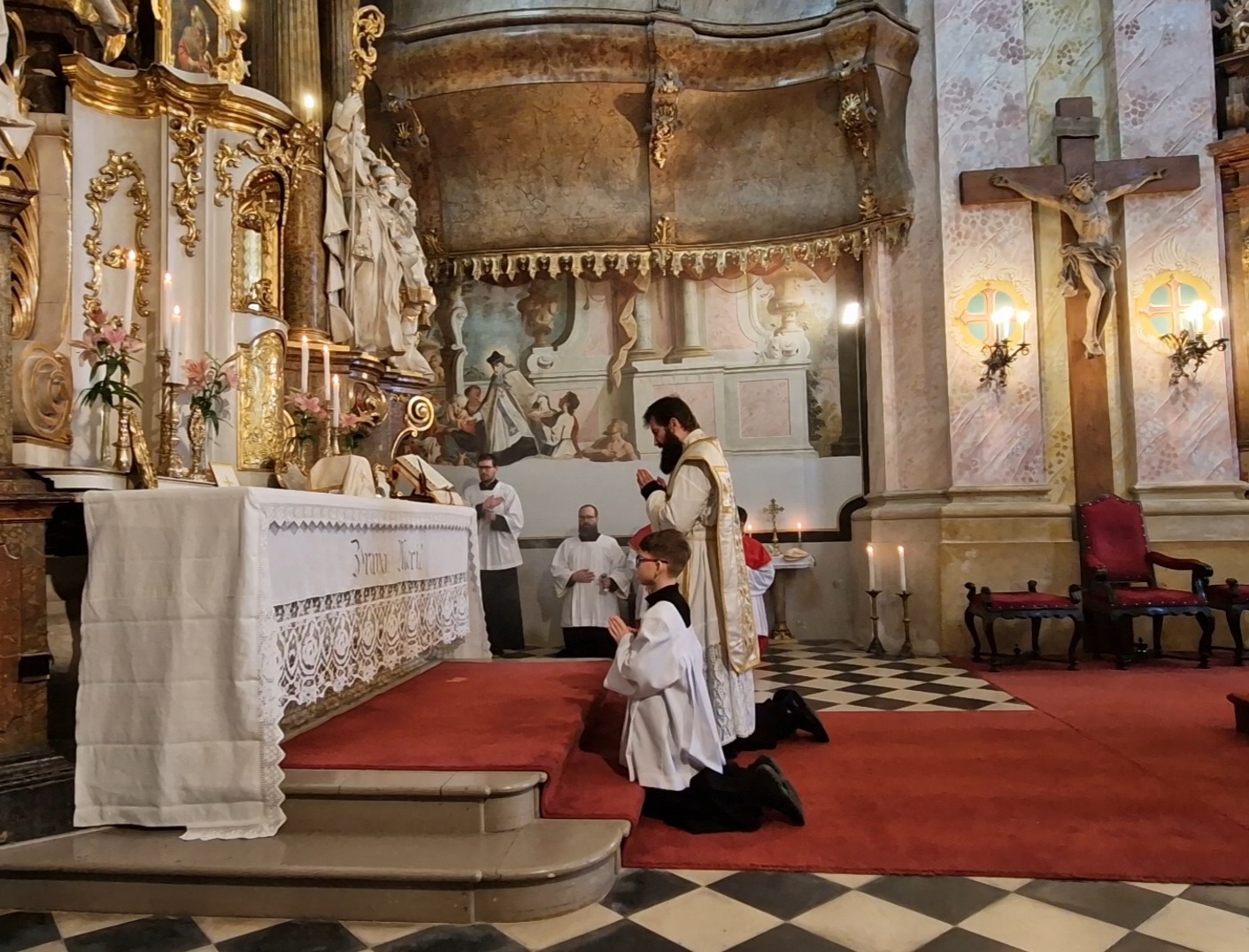 Misa tradicional celebrada en Prostějov (2023)
