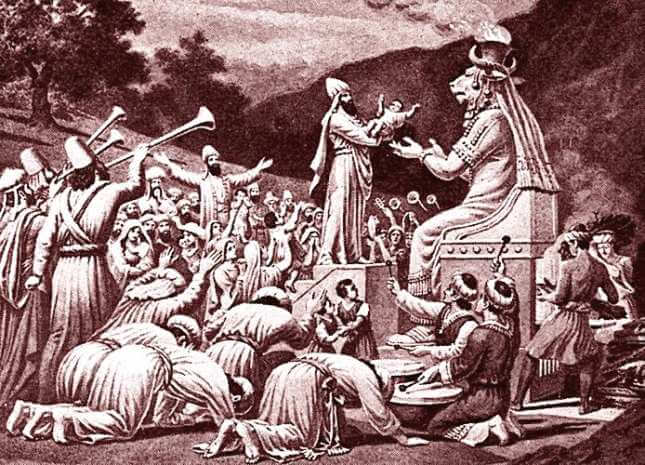 Idolo pagano moloch