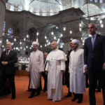 Prevost en la Mezquia Azul de Estambul