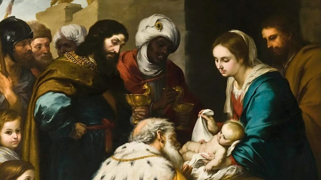 El racismo es paganismo adoracion magos murillo.jpg